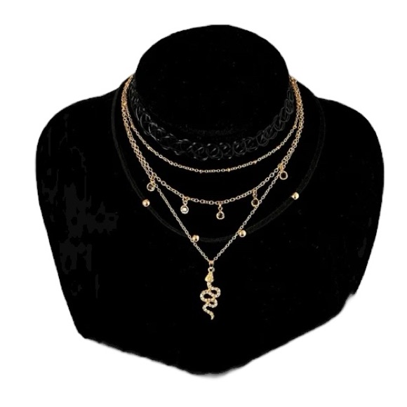 No Boundaries Snake Choker Set With Extenders 14$